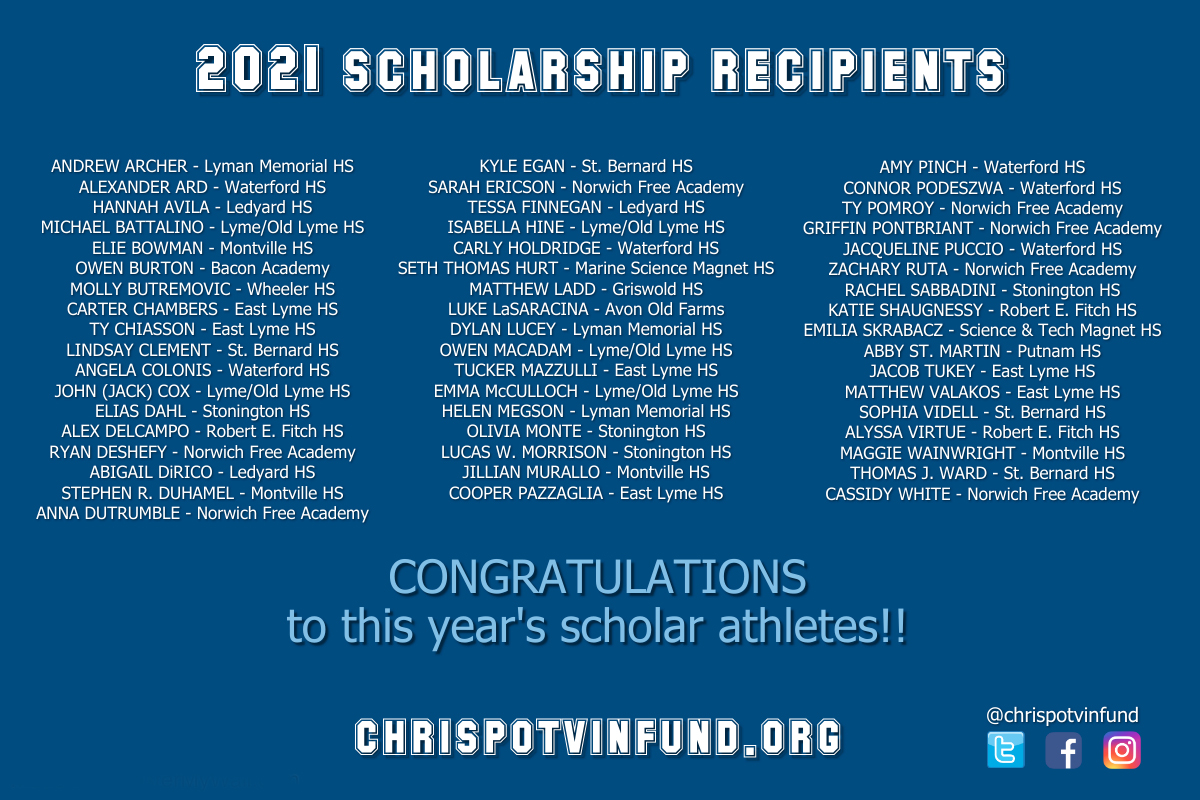 Scholarship - Christopher Potvin Scholarship Fund